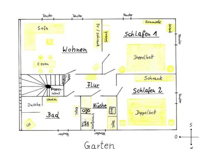 Ferienwohnung für 4 Personen (68 m²) in Heinsen 10/10