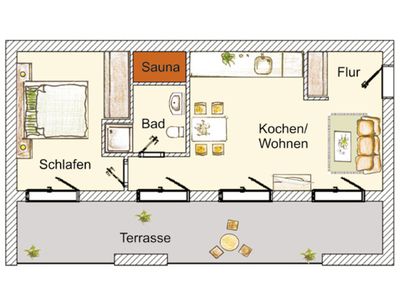 Ferienwohnung für 4 Personen (58 m²) in Heringsdorf (Seebad) 9/9