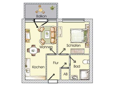 Ferienwohnung für 4 Personen (58 m²) in Heringsdorf (Seebad) 8/8