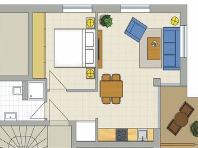 Ferienwohnung für 2 Personen (46 m²) in Heringsdorf (Seebad) 6/6