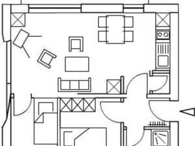 Ferienwohnung für 4 Personen (50 m²) in Heringsdorf (Seebad) 2/9