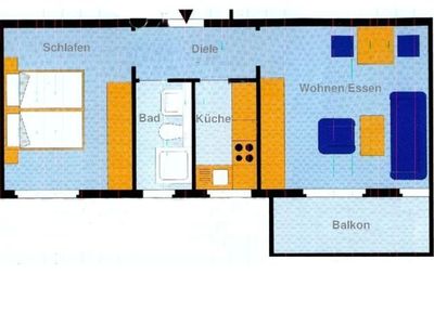 Ferienwohnung für 2 Personen (45 m²) in Heringsdorf (Seebad) 3/10