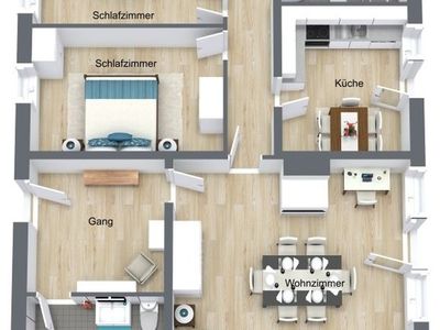 Ferienwohnung für 6 Personen (140 m²) in Heringsdorf (Seebad) 2/10