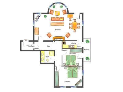 Ferienwohnung für 4 Personen (110 m²) in Heringsdorf (Seebad) 7/10