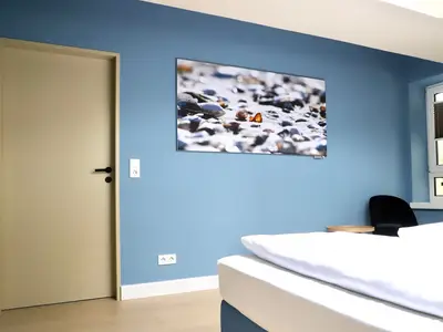 Schlafzimmer mit Doppelbett