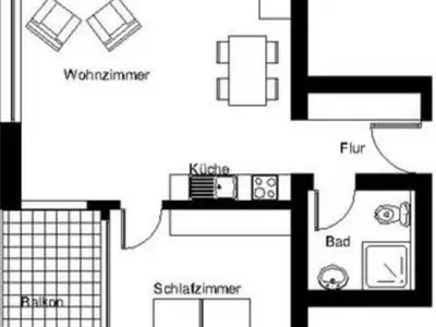 Ferienwohnung für 4 Personen (47 m²) in Heringsdorf (Seebad) 3/10