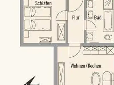 Ferienwohnung für 3 Personen (53 m²) in Heringsdorf (Seebad) 3/10
