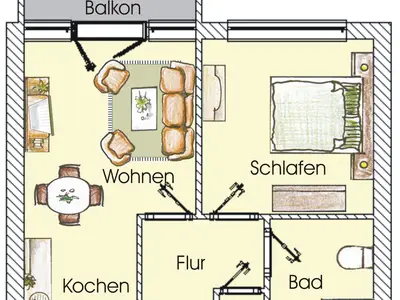 Ferienwohnung für 4 Personen (58 m²) in Heringsdorf (Seebad) 8/8