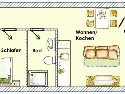 Ferienwohnung für 4 Personen (44 m²) in Heringsdorf (Seebad) 6/6