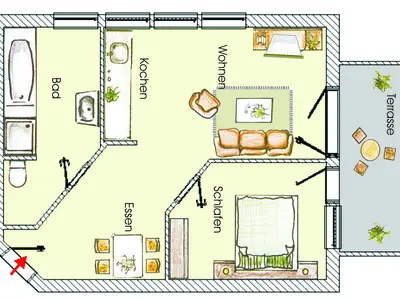 Ferienwohnung für 3 Personen (45 m²) in Heringsdorf (Seebad) 8/8