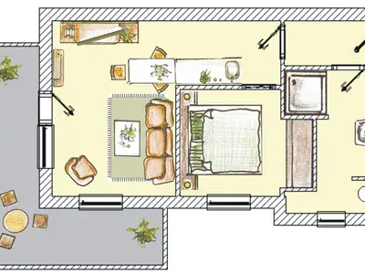Ferienwohnung für 3 Personen (45 m²) in Heringsdorf (Seebad) 10/10