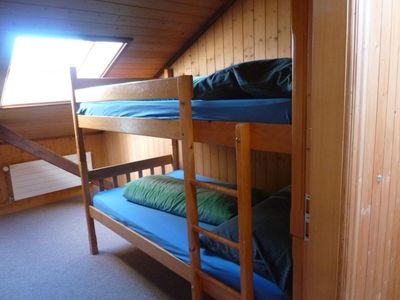 Schlafzimmer mit Hochbett