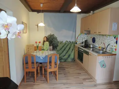 Küche Ferienwohnung Weingartenblick