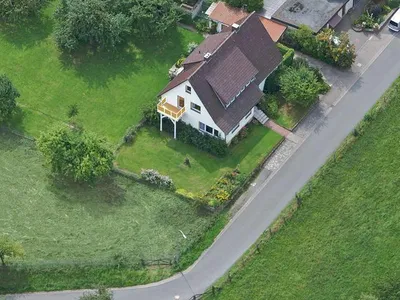 Luftansicht Haus