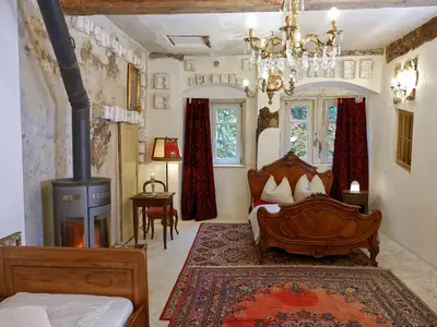 Das Highlight von Schloss Weitersroda: das herrliche Dopplebett