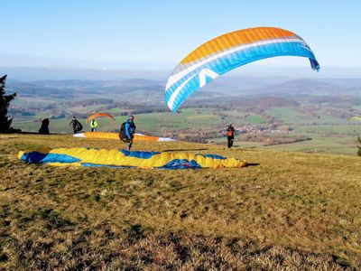 Gleitschirmflieger Wasserkuppe