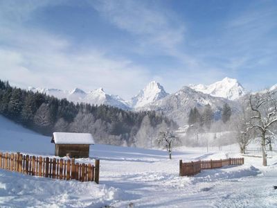 Winterparadies beim Haus