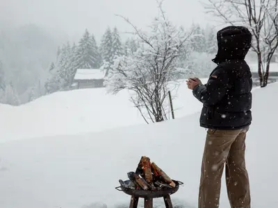Ferienwohnung mit Garten am Hang