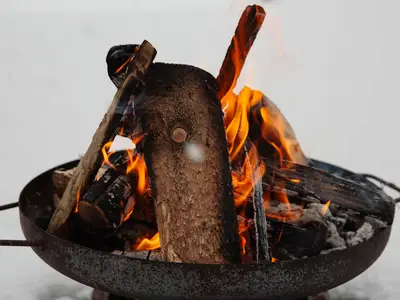 Winterabende am Feuer