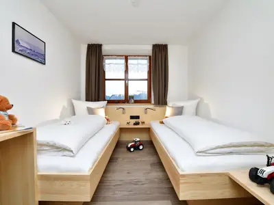 FeWo Die Wälderin: Schlafzimmer mit Einzelbetten