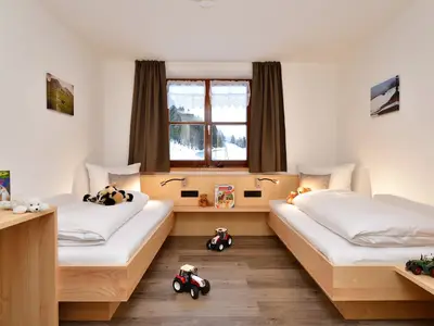 FeWo Der Allgäuer: Schlafzimmer mit Einzelbetten