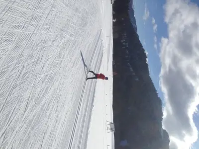 Langlaufen im Winter