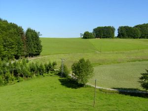 Der Blick aus dem Fenster.