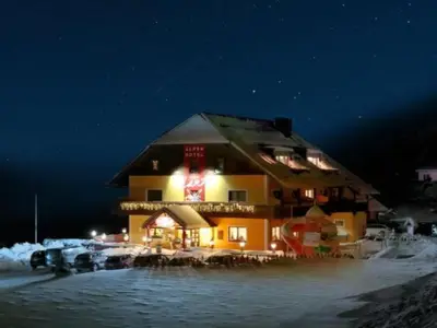 Außenseite Ferienhaus [Winter]