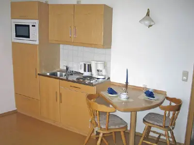 Küche mit Sitzplatz