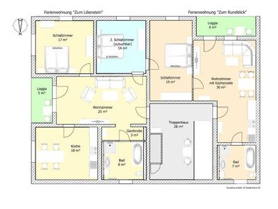 Ferienwohnung für 3 Personen (62 m²) in Hohnstein 10/10