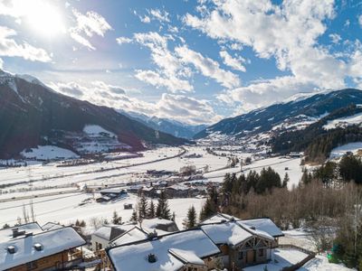 Aussicht vom Ferienhaus [Winter]