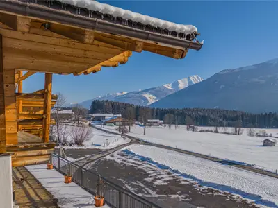 Aussicht vom Ferienhaus [Winter]
