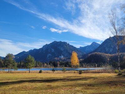 Der Schwansee bei Schwangau im Herbst