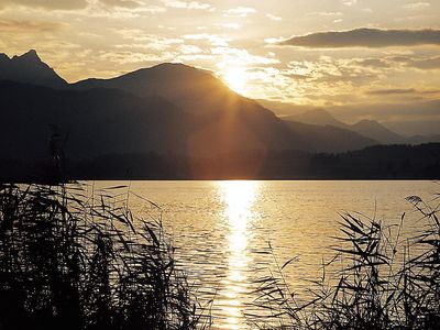 Sonnenuntergang über dem Hopfensee