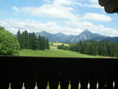 Blick vom Balkon