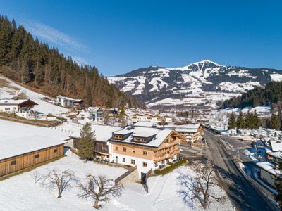 Außenseite Ferienhaus [Winter]