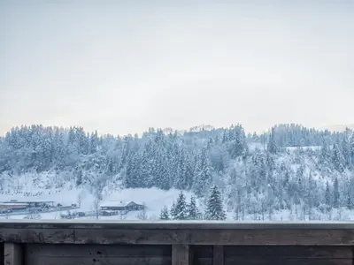 Aussicht vom Ferienhaus [Winter]