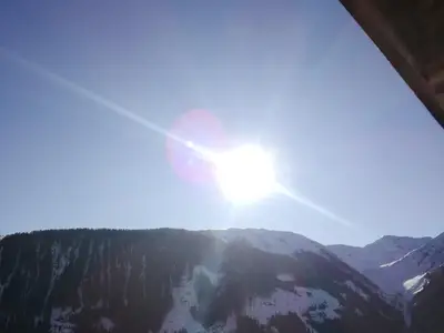 Blick vom Balkon