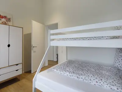Schlafzimmer mit Etagenbett