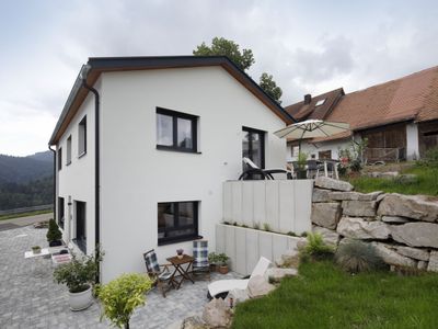 Terrassen Ansicht Haus Panorama