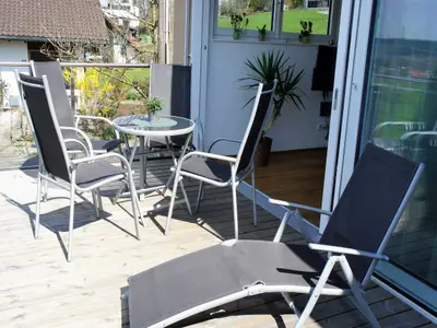 möbilierte Dachterrasse