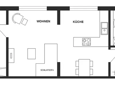 Ferienwohnung für 4 Personen (60 m²) in Rüggow 5/10