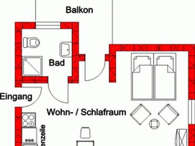 Ferienwohnung für 2 Personen (24 m²) in Horumersiel 5/10