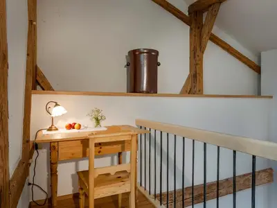 Schreibtisch auf Galerie