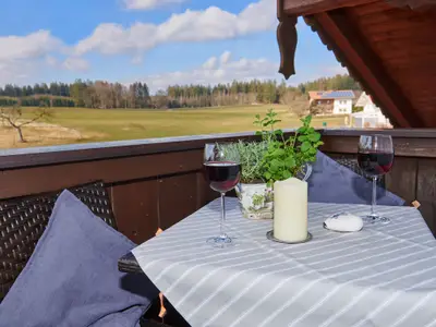 Ferienwohnung Meine Kleine Auszeit - Balkon