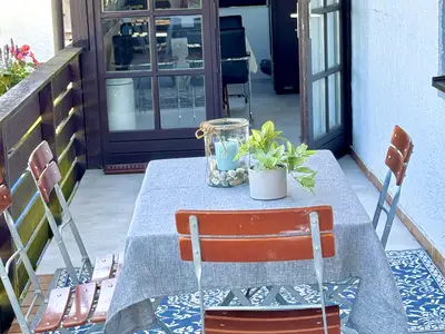 Balkon Westseite (17 qm)