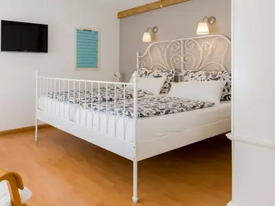 Ferienwohnungen Jenseits des Meeres - Schlafbereich