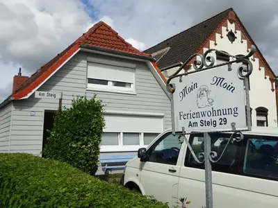 Hausansicht Ferienwohnung Ovens
