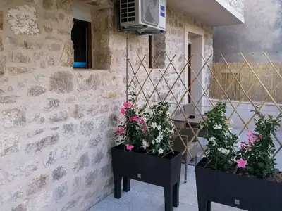 outside