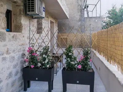outside